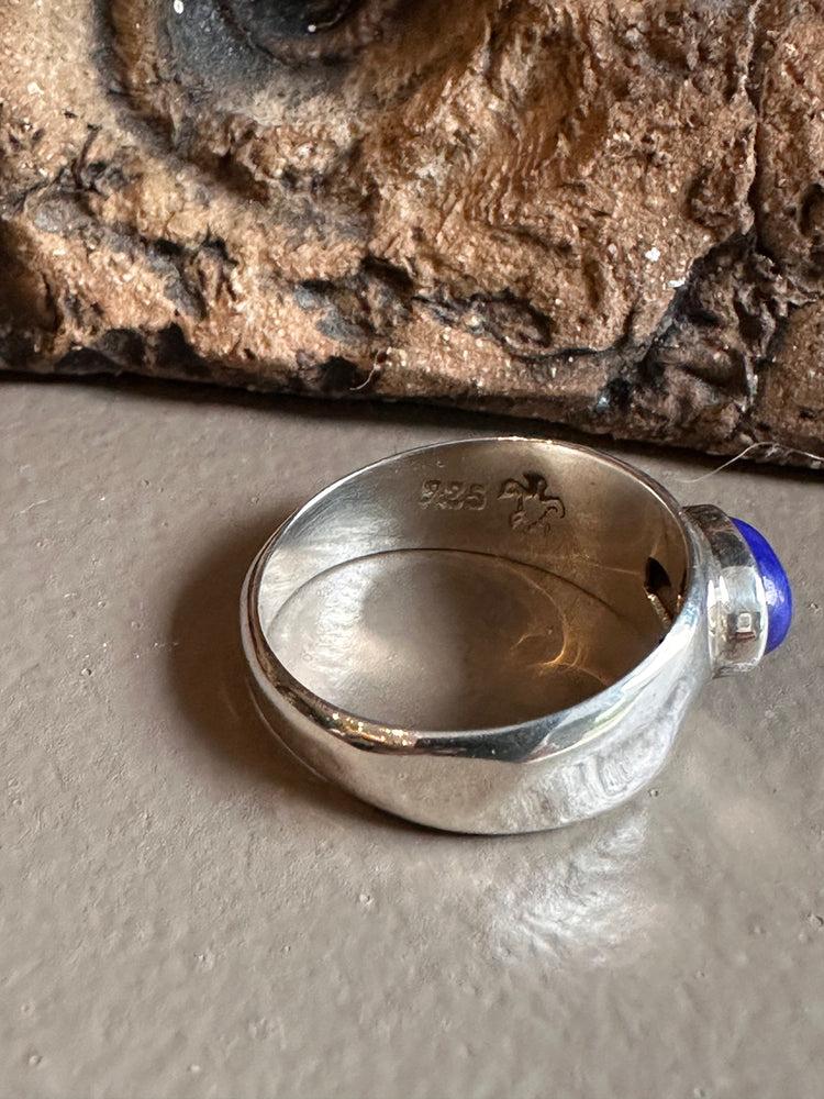 Sterling Silver and Lapis Lazuli Ring
