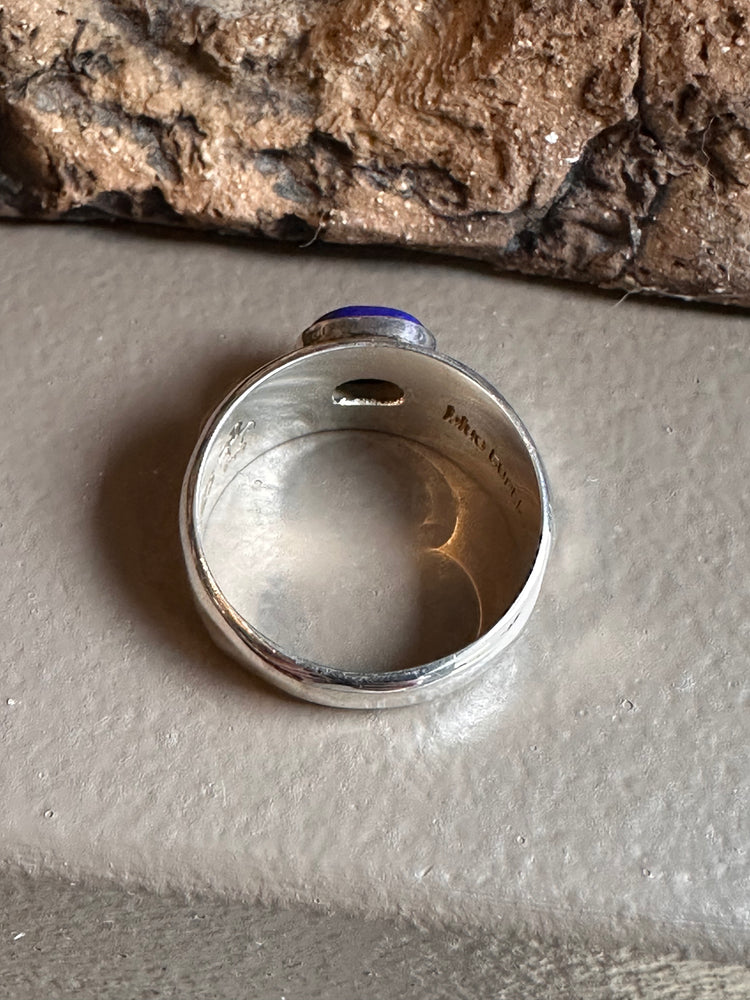 Sterling Silver and Lapis Lazuli Ring