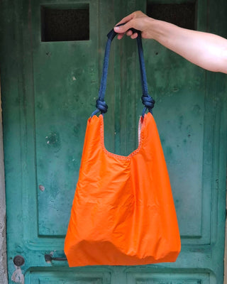 Seashopper Recycled Orange and GreyTote