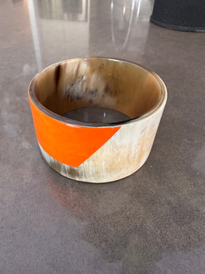 Soyang Paris Horn Two Tone Wide Bangle