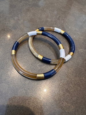 Soyang Paris Multi Coloured Horn Bangle