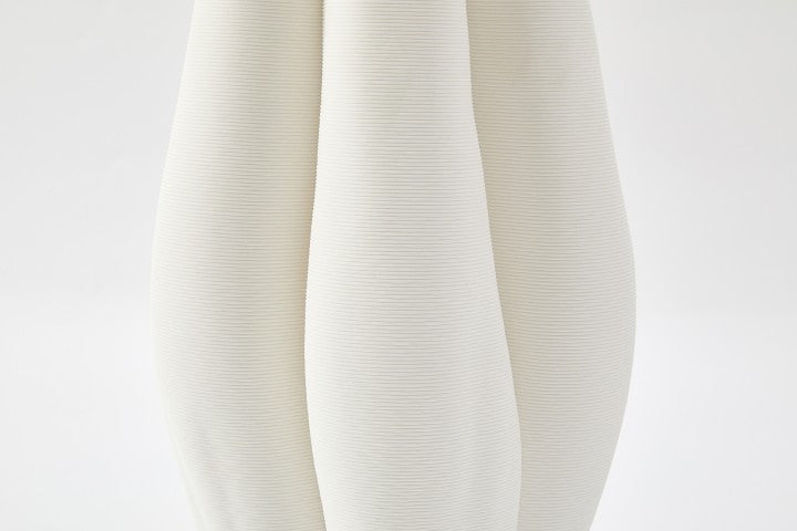 The Foundry House La Mer Vase Ivory