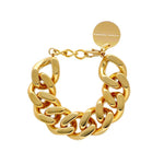 Vanessa Baroni Flat Chain Gold Bracelet