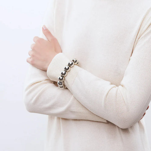 Vanessa Baroni Beads Silver Bracelet