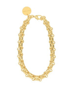 Vanessa Baroni Gold Three Layered Necklace