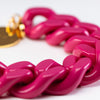 Vanessa Baroni Great Chain Fuchsia Bracelet