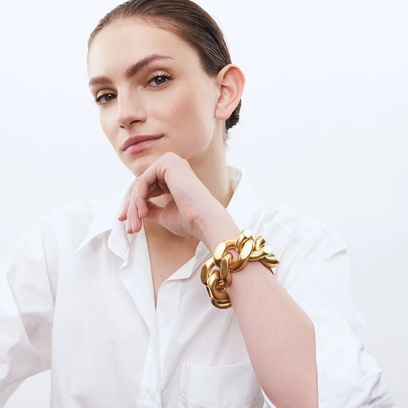 Vanessa Baroni Giant Gold Vintage Bracelet