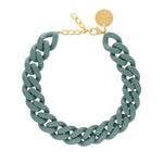 Vanessa Baroni Flat Chain Winter Mint Necklace