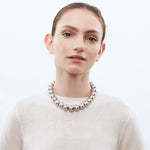 Vanessa Baroni Small Beads Silver Vintage Necklace