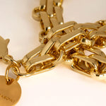 Vanessa Baroni Gold Three Layered Bracelet