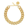 Vanessa Baroni Flat Chain Gold Necklace