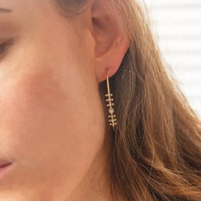 Zag Bijoux Aienora Large Gold Hoop Earrings