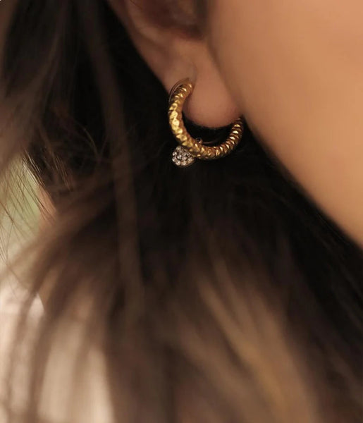 Zag Bijoux Hydra Gold Earring