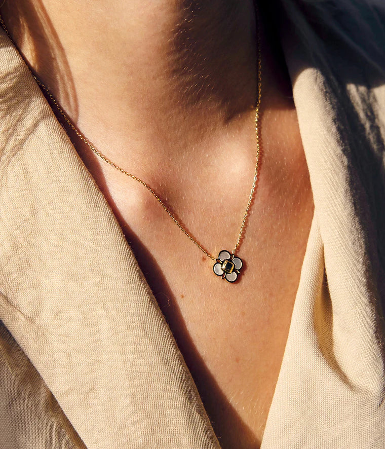 Zag Bijoux Esme Onyx Necklace