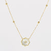 Zag Bijoux Fleur Mother of Pearl  Necklace