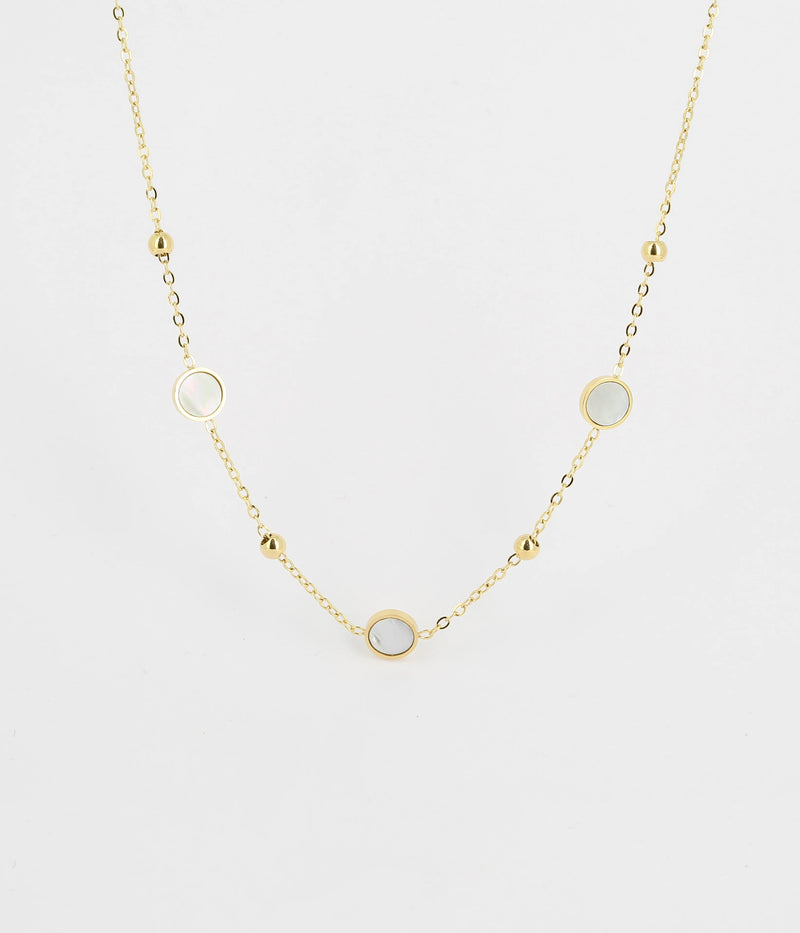 Zag Bijoux Kalina Mother of Pearl  Necklace