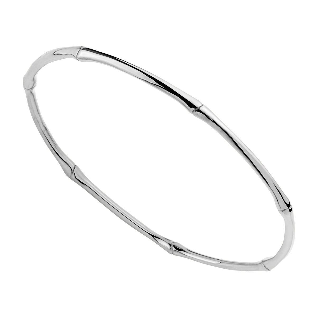 Bamboo silver bangle online