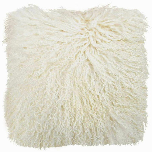 Tibetan Mongolian Lamb Wool  Cushion Natural - Darcy and Duke - Homeware - Paloma + Co Adelaide Boutique