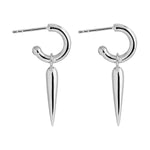 A Najo Chilli Drop Silver Earrings