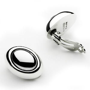 Iron Clay Oval Dome Clip-on Ear Rings - IronClay - Jewellery - Paloma + Co Adelaide Boutique