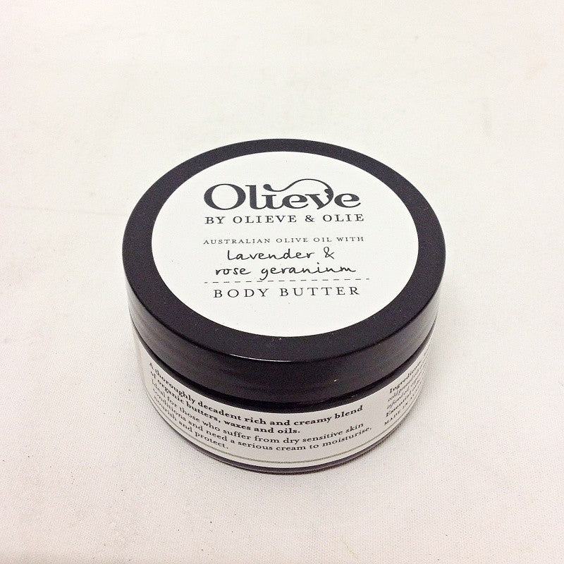 Olieve and Olie Organic Body Butter Lavender, Rose Geranium and Sweet Orange - Olieve and Olie - Gifts - Paloma + Co Adelaide Boutique