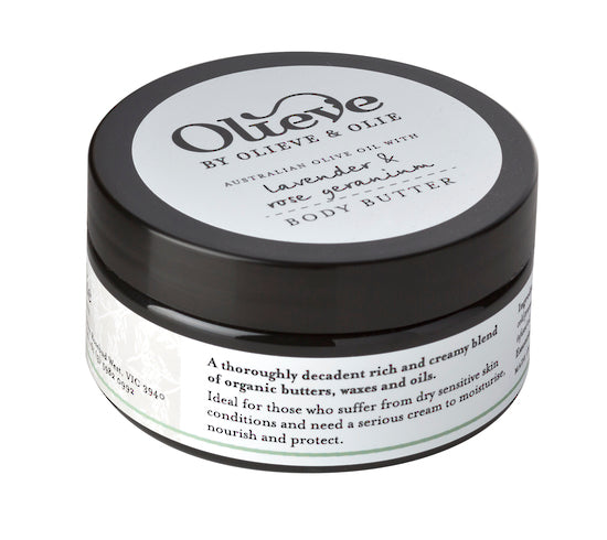 Olieve and Olie Organic Body Butter Lavender, Rose Geranium and Sweet Orange - Olieve and Olie - Gifts - Paloma + Co Adelaide Boutique