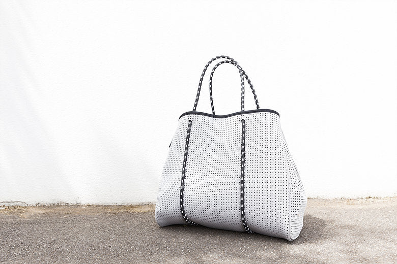 Prene Neoprene Portsea Bag Light Grey - Prene - Handbags and Purses - Paloma + Co Adelaide Boutique