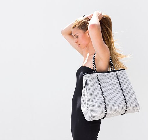 Prene Neoprene Portsea Bag Light Grey - Prene - Handbags and Purses - Paloma + Co Adelaide Boutique