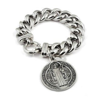 Von Treskow Big Mama Sterling silver Saint Benedict Bracelet - Von Treskow - Jewellery - Paloma + Co Adelaide Boutique