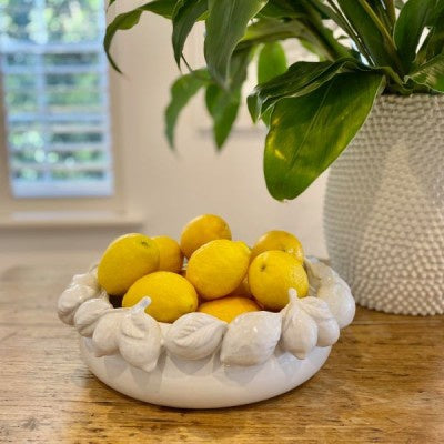 Ivory House Lemon Ceramic Bowl