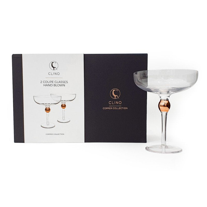 Clinq Coupe Cocktail Glasses Set