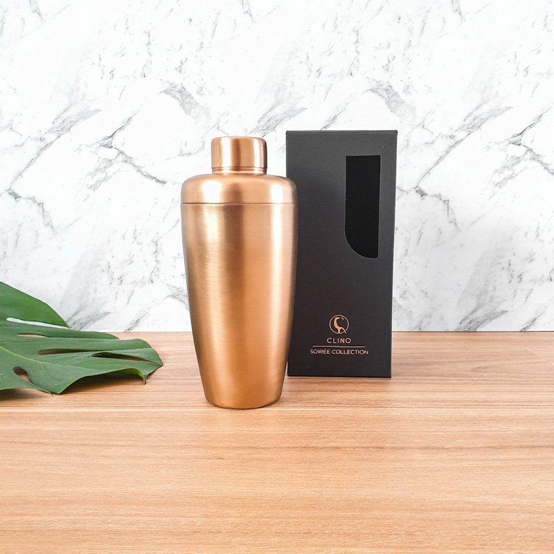 Clinq Cocktail Shaker Matt Copper