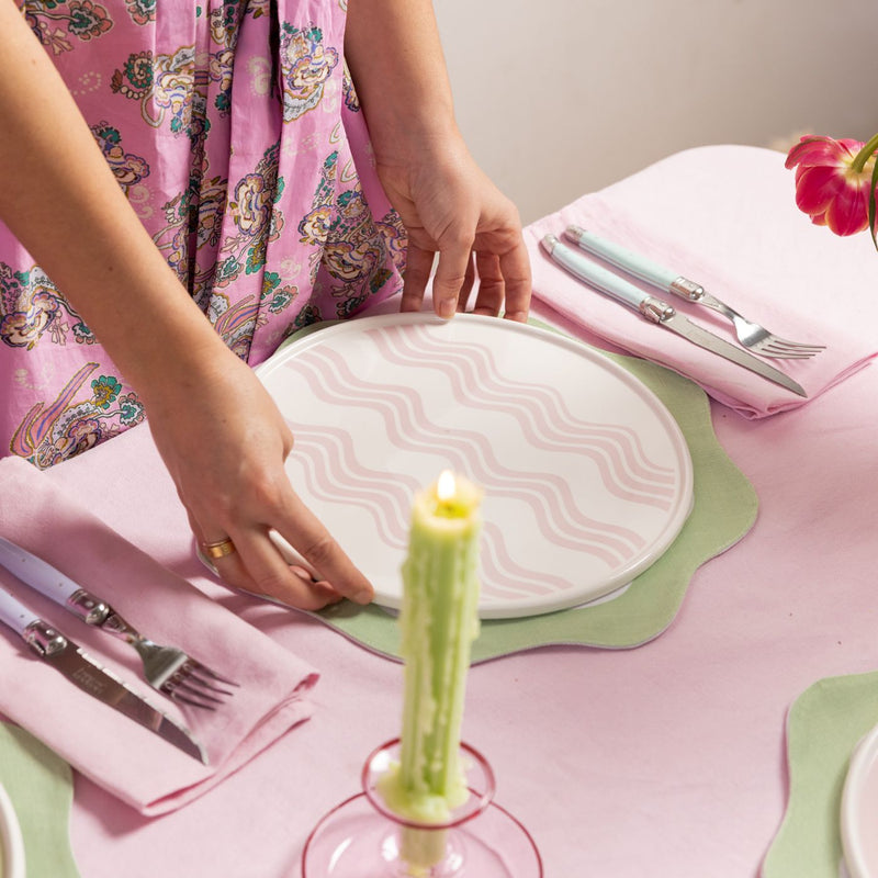 Coterie Studio Wave Pink Plate