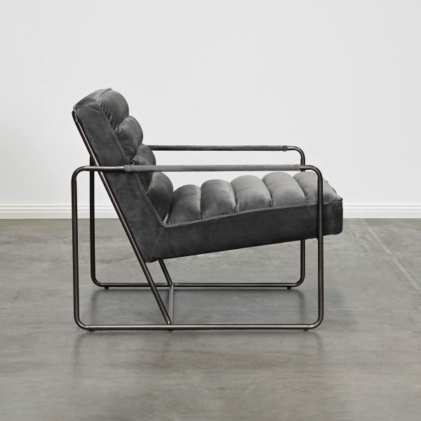 Darcy and Duke Cubica Chair - Charcoal Black Frame