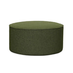 Darcy and Duke Belamy Piped Ottoman Large Forest Green