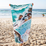 Destination Towels Icebergs Summer Sand Free Beach Towel