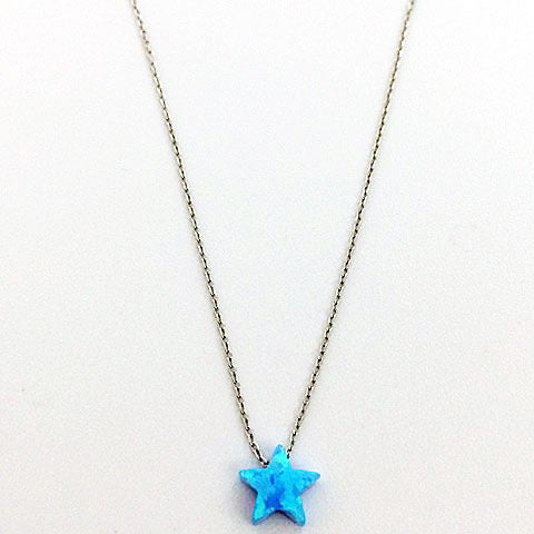 Gammie Opal Star Fine Chain Sterling Silver Necklace - Gammies - Jewellery - Paloma + Co Adelaide Boutique