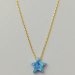 Gammie Opal Star Fine Chain Gold Plated Necklace - Gammies - Jewellery - Paloma + Co Adelaide Boutique