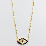 Gammie Eye Of Protection Swarovski Crystal Fine Chain Necklace - Gammies - Jewellery - Paloma + Co Adelaide Boutique