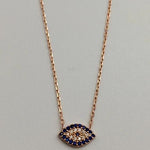 Gammie Eye Of Protection Swarovski Crystal Fine Chain Necklace - Gammies - Jewellery - Paloma + Co Adelaide Boutique