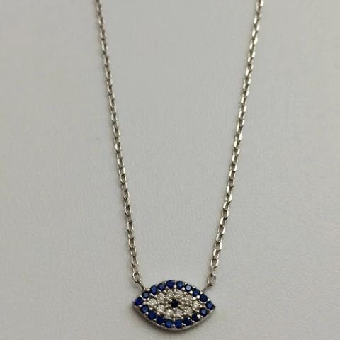 Gammie Eye Of Protection Swarovski Crystal Fine Chain Necklace - Gammies - Jewellery - Paloma + Co Adelaide Boutique