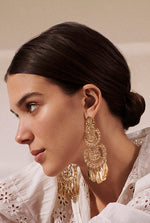 Gas Bijoux Yuca Gold Earrings