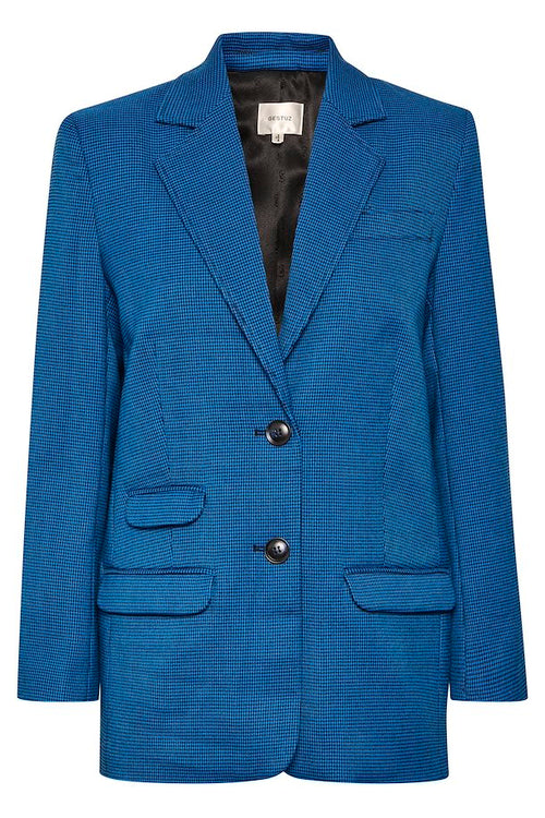 GESTUZ OttaviaGz Blazer Blue Houndstooth