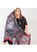 Isabelle Gougenheim Good Vibes Art Scarf Pink