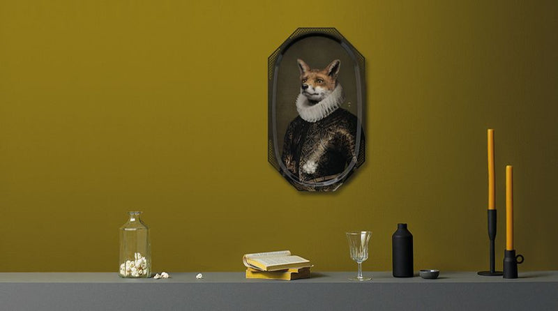 Ibride Galerie De Portraits Oval Tray - Le Renard