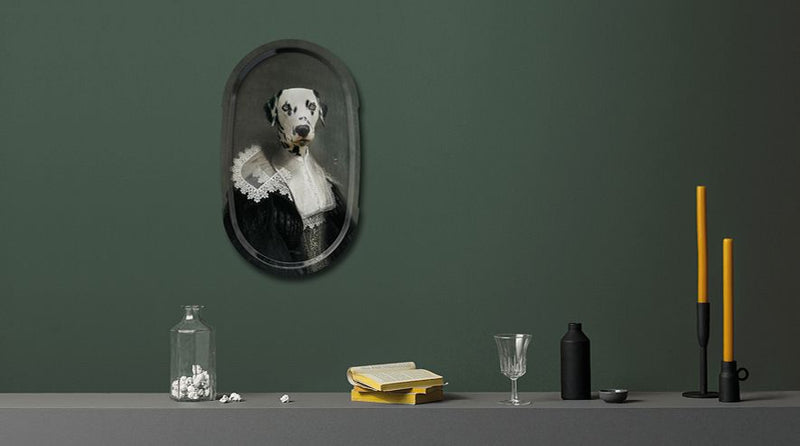 Ibride Galerie De Portraits Oval Tray - Sapho