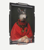 ibride Galerie De Portraits Rectangle Tray - Le Loup
