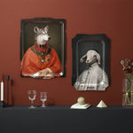 ibride Galerie De Portraits Rectangle Tray - Le Loup