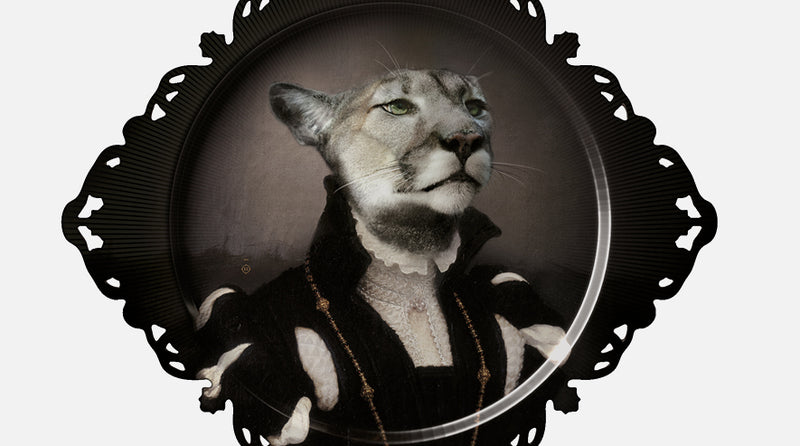 Ibride Galerie De Portraits Square Tray - Margot