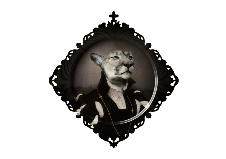Ibride Galerie De Portraits Square Tray - Margot